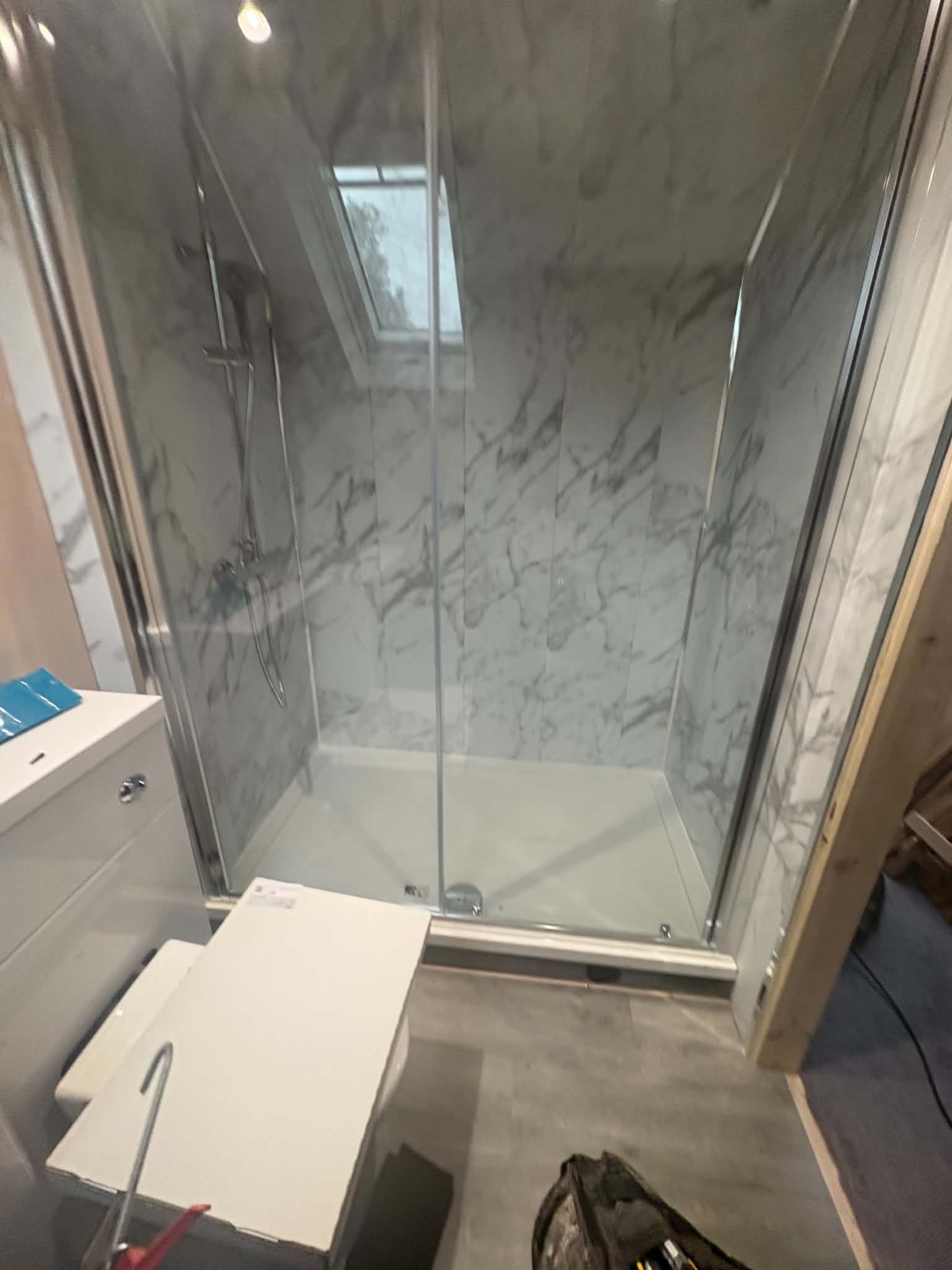 Heat2O Northeast bathroom project near Spanish City and St Mary's Lighthouse, Whitley Bay NE26